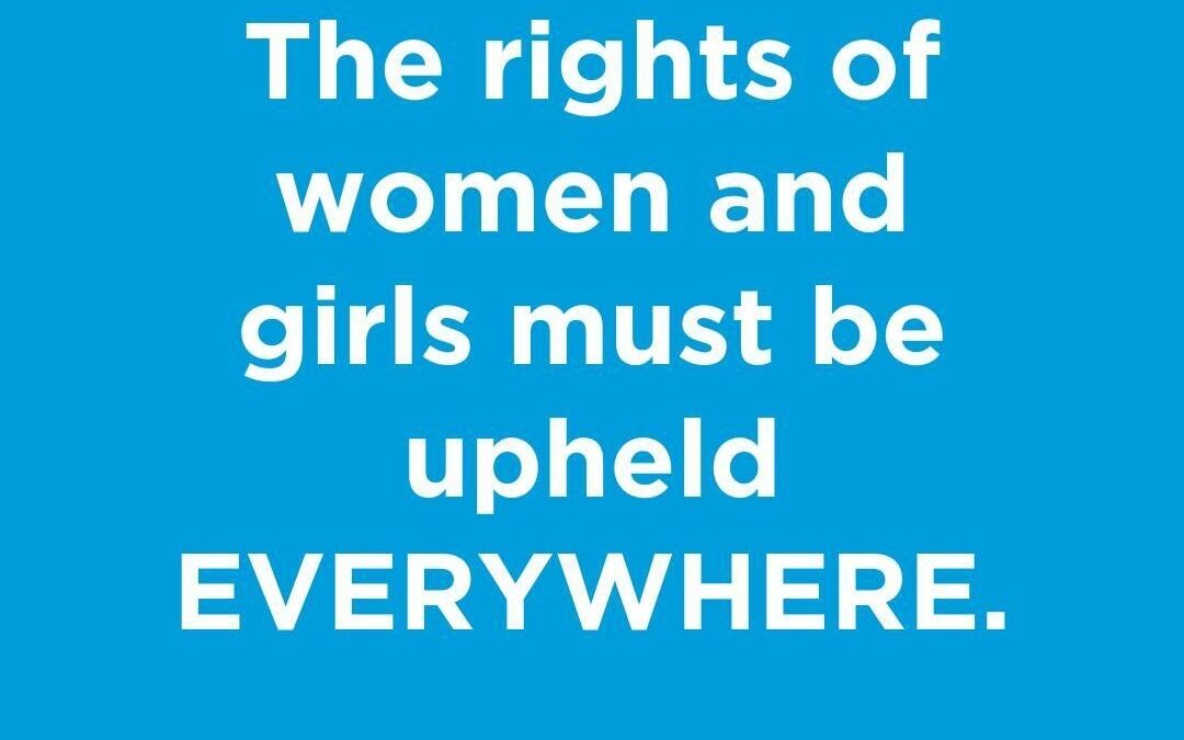 Women’s Rights Are NOT Negotiable